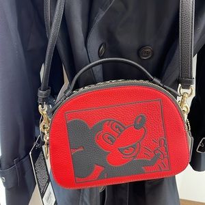 Coach Disney Mickey Mouse X Keith Haring Serena Satchel
IM/Electric Red Multi